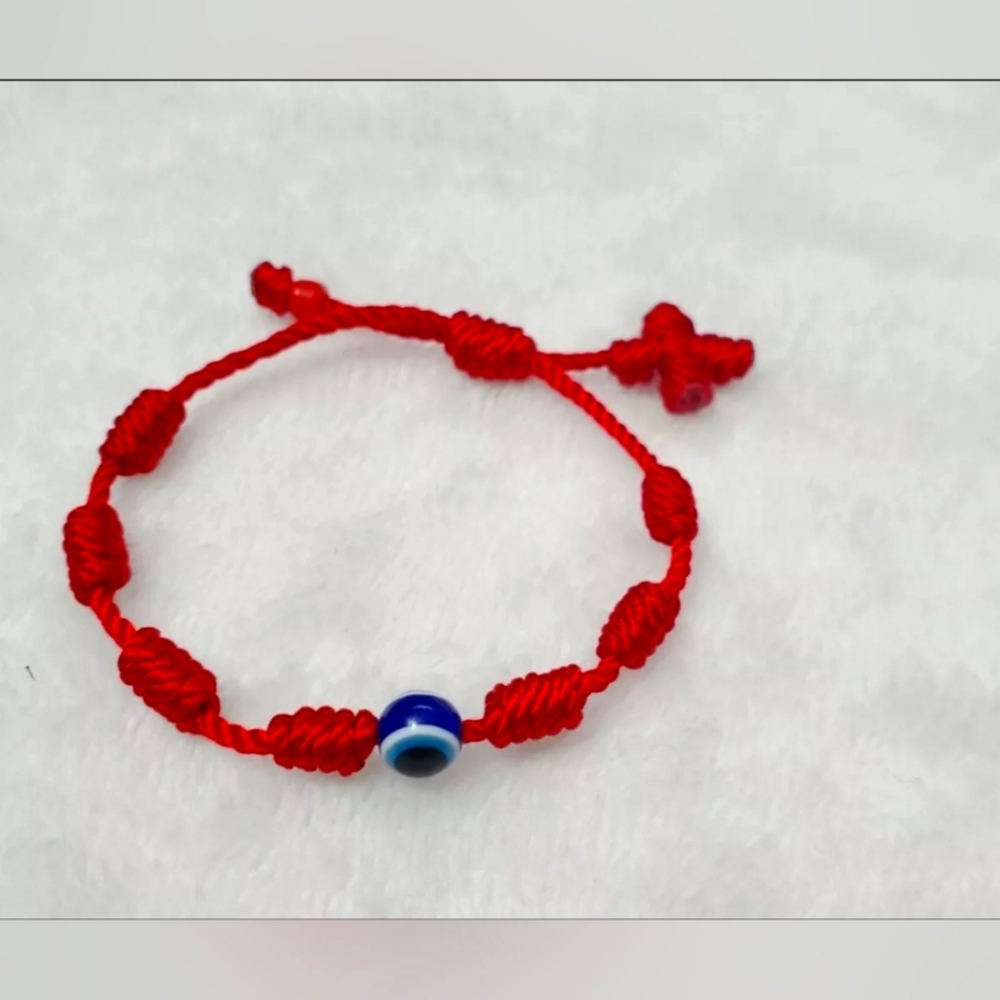 Evil Eye, Red bracelet for baby